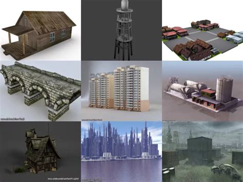 Top 20 Obj Architecture 3d Models Day 21 Oct 2020