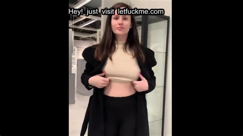 Naughty Brunette Milf Flashing In Public At Ikea Anal Big Dick Stepmom Bdsm
