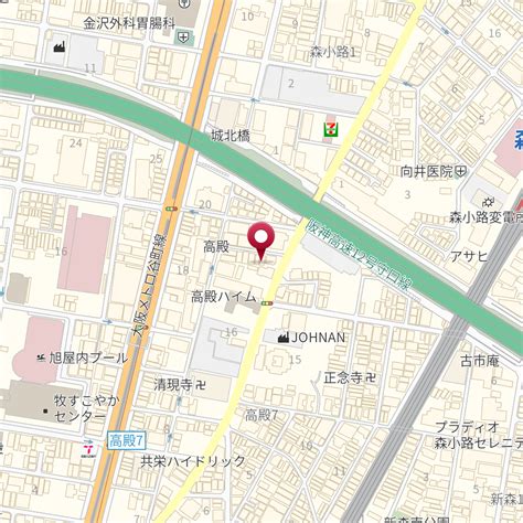 大阪府大阪市旭区高殿7－16－21 の地図 Mapfan