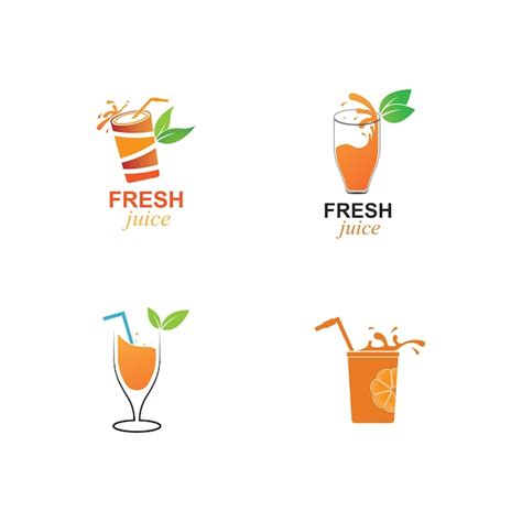 Premium Vector Orange Juice Logo Icon Vector