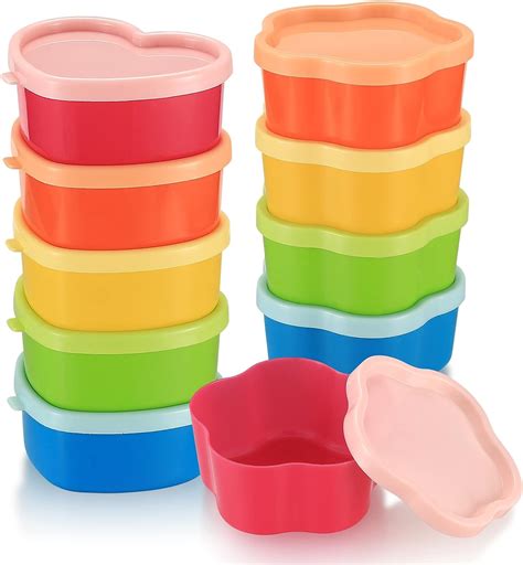 10 Pcs Petits Boîtes de Conservation de Alimentaire Plastique