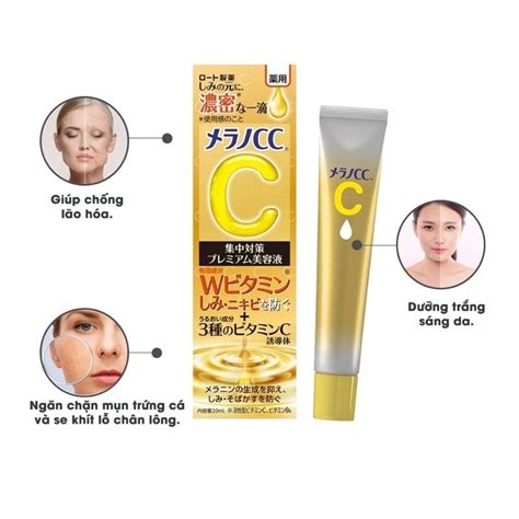 Tinh Chất Dưỡng Trắng Da Chống Thâm Nám Melano CC Whitening Essence