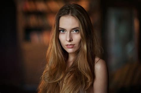 Amina Katinova Women 1080p Maxim Maximov Depth Of Field Face