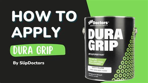 How To Apply Dura Grip Non Slip Paint YouTube