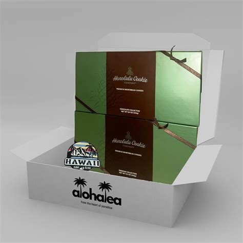 Amazon.com: Alohalea Hawaiian Signature Gift Box, Honolulu Cookie