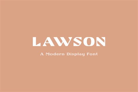 Lawson Font By Studio One Four · Creative Fabrica