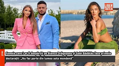 Femeia care i ar fi despărțit pe Bianca Drăgușanu și Gabi Bădălău face