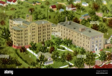 Lutheran Hospital. Des Moines. 1947 Stock Photo - Alamy