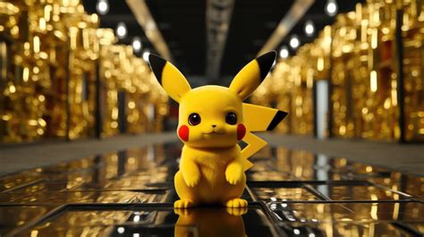 Premium AI Image | Pikachu HD 8K wallpaper Stock Photographic Image