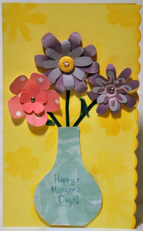 Scrappin' 2 baby girls: Flower Mother's Day Card