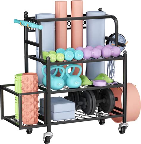 Y M Yoga Mat Storage Racks Home Gym Storage Rack For Organizing