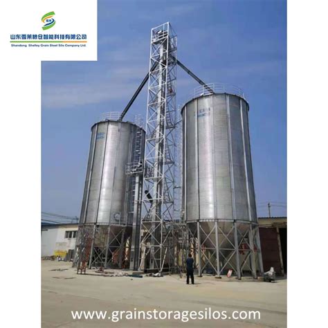 Galvanized Steel Flat Bottom Assembly Silo For Grain Wheat Maize Paddy