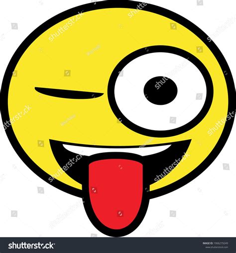 Funny Emoji Vector Art Style Stock Vector Royalty Free 1906279249