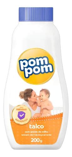 Talco Pompom Antigo - Talco Pom Pom Com Amido De Milho 200g | MercadoLivre