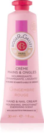 Roger Gallet Gingembre Rouge Cr Me Mains Et Ongles Notino Fr