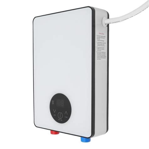 HURRISE mini chauffe eau électrique 6500W Instantané Sans Réservoir