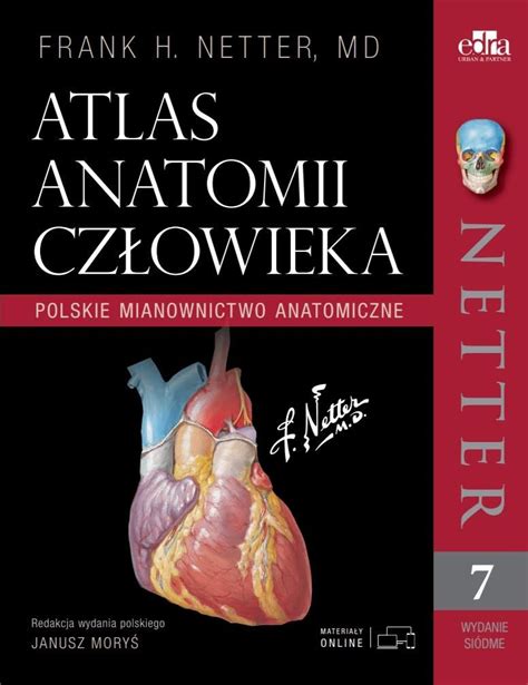 Podręcznik medyczny Atlas anatomii człowieka Netter Polski Wyd 2020