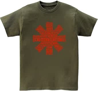 Amazon Co Jp Red Hot Chili Peppers RHCP Red Hot Chili Peppers Band Rock Punk Metal Short Sleeve