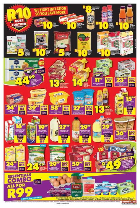 Shoprite Gauteng Mpumalanga North West Limpopo Low Price Savings