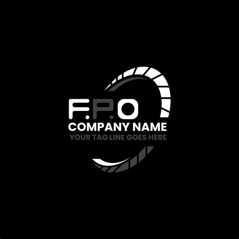 FPO letter logo creative design with vector graphic, FPO simple and modern logo. FPO luxurious ...