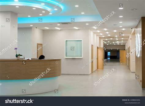 Lobby Interior Waiting Area Modern Hospital Stock Photo 2298021031 ...