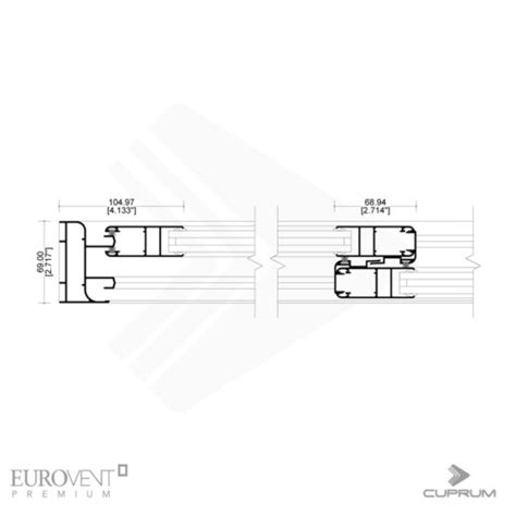 Cuprum Serie Premium Puerta O Ventana Corrediza