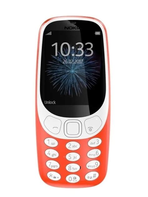 Мобильный телефон Nokia 3310 Красный красный купить по выгодной цене