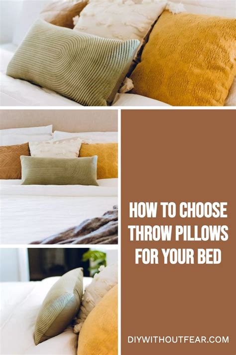 How To Choose Throw Pillows For Your Bed Diy Without Fear In 2021 Guest Room Design Pillows