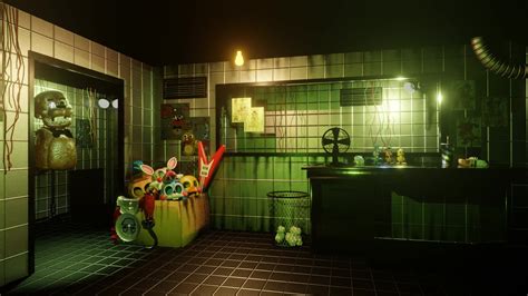 Artstation Fnaf 3 Map Blender Animation