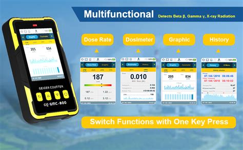 Nuclear Radiation Detector Gq Gmc 800 Usa Design Product Us National Standard Large Color Lcd
