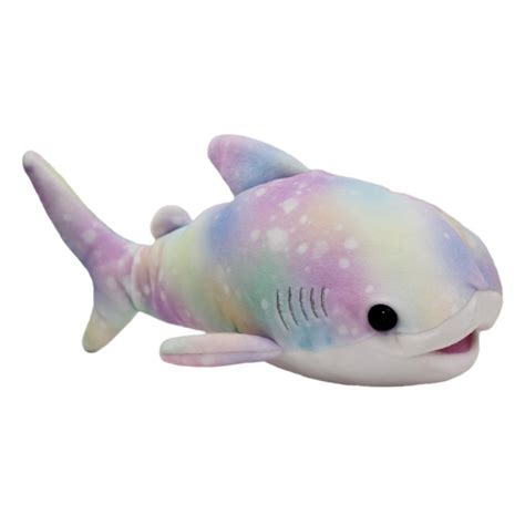 Aquarium Colorful Collection Plush Whale Shark Plush Toy Rainbow 8 Inches