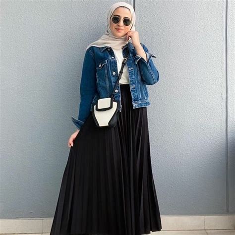 Inspirasi Ootd Jaket Jeans Hijab Zalora Thread