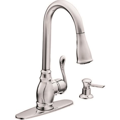 Moen Ca87003srs Kitchen Faucet 1 5 Gpm 1 Faucet Handle Metal Stainless Steel Deck Mounting