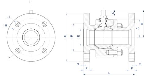 Kugelhahn THOR Split Body ANSI 150 300 Reduzierter Durchgang Aus Edelstahl