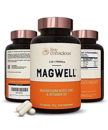 Live Conscious Magwell Magnesium Supplement With Zinc Keystone 4