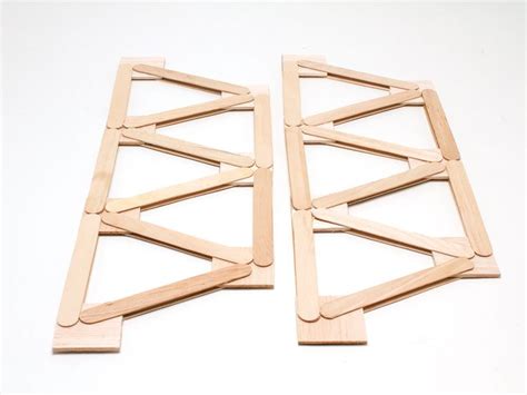 Make a Warren Truss Bridge with Popsicle Sticks | Make: | Truss bridge, Popsicle sticks ...