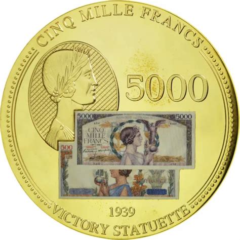 556650 FRANCE MÉDAILLE Les Anciens Francs billet de 5000 Francs