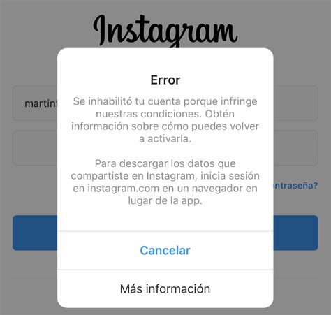 Cómo saber si Instagram me bloqueó temporalmente Haras Dadinco