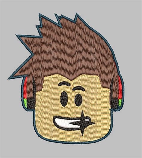 Roblox Embroidery File Patch Pes Vp3 Dst Jef Xxx Etsy Australia