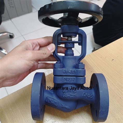 Jual Globe Valve Steam PN 40 3 4 Inchi DN 20 Globe PN 40 220 C