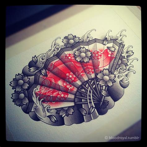 Japanese Fan Tattoo Designs - All About Tatoos Ideas