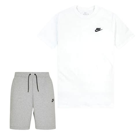 Nike Tech Fleece Club Summer Set White Grey Knvbshopnl