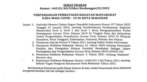 PPKM Level 2 Di Makassar Diperpanjang Ini Aturannya Celebesmedia