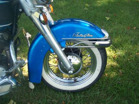 Buy 1968 Harley Davidson Flh Electra Glide In Blue On 2040 Motos