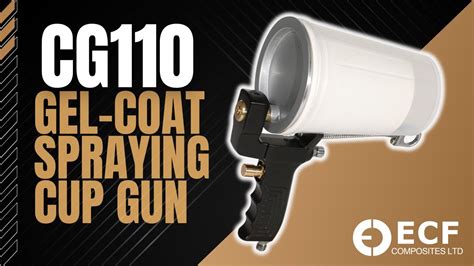 Cg Gelcoat Spraying Cup Gun Youtube