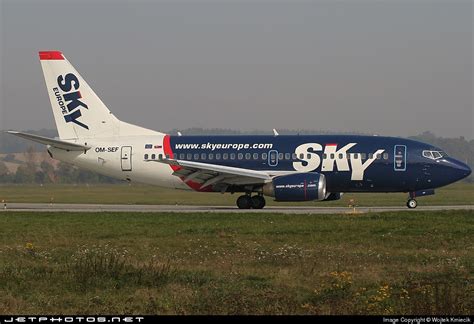 OM SEF Boeing 737 5Y0 SkyEurope Airlines Wojtek Kmiecik JetPhotos