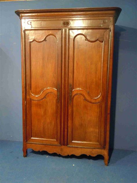 Antique French Original Period Oak Armoirewardrobe From The Region Of