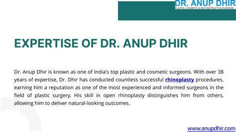 Ppt Open Rhinoplasty Surgery Dr Anup Dhir Powerpoint Presentation