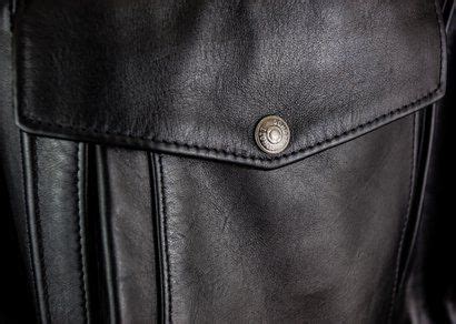 A Naked Cowhide Leather Flight Jacket SM