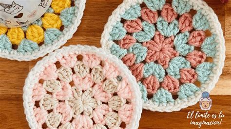 Cómo hacer Posavasos de Margarita a Crochet Patrón Gratis Crochetisimo